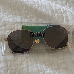 Quay Australia Gold Frame Jezabell Sunglasses